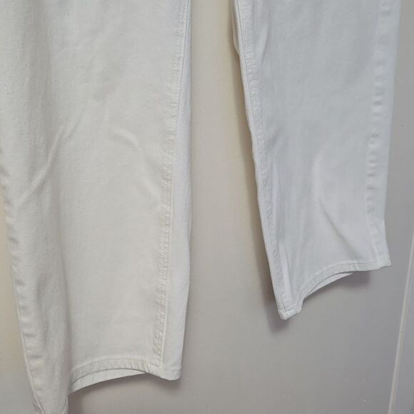 Talbots White Stovepipe Jeans Size 18W Women's Spring Ankle Straight Leg - Picture 2 of 7